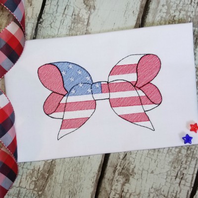 bow 4th july emb design